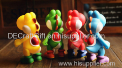 Cute design Custom toys soft pvc figures silicone toy vinyl bank injection molding animal toys