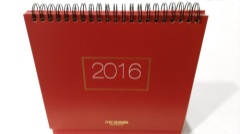 Personalized paper holder desk calendar printing