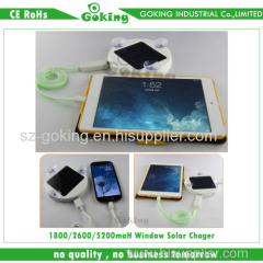 Window solar charger for Samsung/ IPhone/HTC/ Huawei smartphones