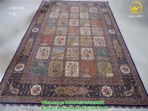 2mx3m Turkish Silk Carpet Handmade 100% Silk Turkey Design Glow Rugs