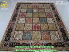 Arabia Popular Carpet 5.5x8ft Handmade 100% Silk Turkish Style Popular Carpet Home Decor Carpet