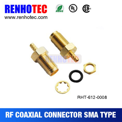 Straight SMA Jack Crimp For RG174 Cable Connector