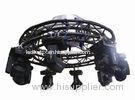 Motorized Rotating Aluminum Spigot Truss Lighting Stands Black 1.5m 2m