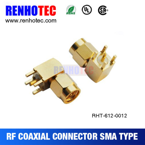 90 Degree Sma Plug Receptacle Connector