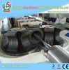 PP / PE / PVC Double Wall Corrugated Pipe Machine with Single Screw Extruder