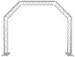 Custom 6M Goalpost Lighting Stand Aluminium Trussing 400x400 mm With Manual Hoist