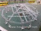 22m / 80 Feet Aluminum Square Bolt Truss System 450x600 mm Stage For School