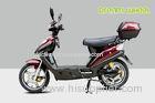 Red 16" Pedal Assisted Electric Scooter 500W 48V Hydraulic Disc Brakes