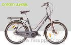 City Mid Motor Electric Bike 250W 26 Inch Wheel EN15194 25Km / H Disc Brake For Front