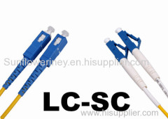 Single mode LC-SC(PC/UPC) patch cord(duplex)