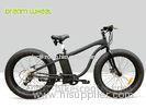 26" x 4.9 Fat Tire Electric Beach Snow Cruiser Bicycle 48V 750W Rear Gear Motor