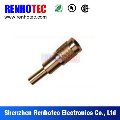 75 ohm Straight 1.0/2.3 Male Crimp RF Connector for SYV-75-2-2 Cable