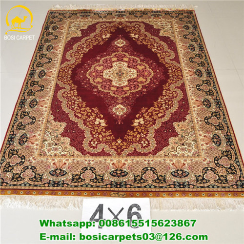 4x6ft foot types of turkish rugs high quality on sale red carpet home use