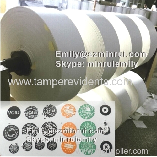 Silkscreen Printing Eggshell Sticker Paper Material Sheets or Rolls