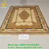 Golden Color Silk Carpet Handmade Silk Turkey Style Carpet Hot Sale 5.5x8ft