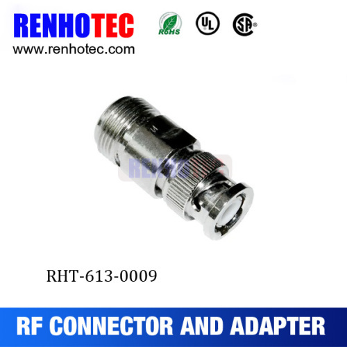 Straight N Female to BNC Male Connector RF Adaptor