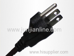 UL/CUL certificated AC power cord with NEMA5-15P