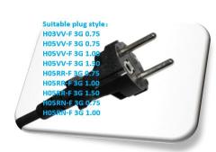Professional European power plug cord manufacturers