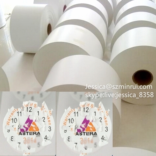 Hot Selling Wholesale Eggshell Destructive Security Label Non-removable Self Adhesive Breakable Vinyl Paper Rolls