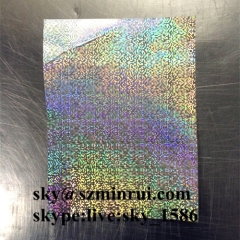 New Patterns Holographic Breakable Security Self Destructible Vinyl Materials Holographic Destructible Vinyl