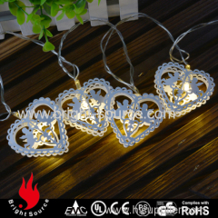 Metal Led lights with Heart Shape Design