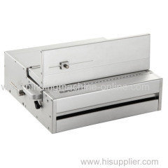 Semi-automatic paper punch machine for comb coil and wire binding