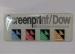 Self Adhesive Embossed Pu Dome Customized Name Plates With CMYK / Silk Printing