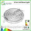 COB 6 Inch Bathroom Downlights 15W 2700K - 6500K Aluminum Die Casting