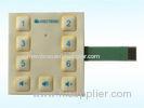 3M Adhesive Embossed Metal Dome Membrane Switch With LED Window