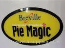 Flexible Glass Company Name Plates For Appliances / PVD Stickers