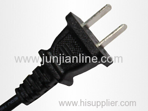 China 10A/250V standard 2pin power cable