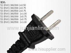 China factoy wholesale price 250v Standrad plug power cord