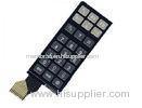 Durable Moistureproof PET / PMMA Plastic / Rubber Membrane Switch