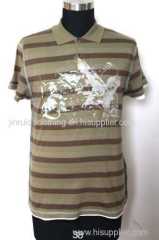 Men's summer Y/D stripe POLO