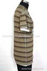 Men's Y/D stripe POLO