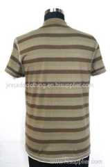 Men's Y/D stripe POLO