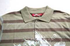 Men's Y/D stripe POLO