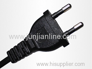 South Korea 250v Standrad 2 plug power cord