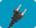 South Korea 250v Standrad 2 plug power cord