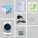 Mini indoor use baby camera wireless wifi p2p ip camera