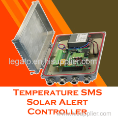 Temperature SMS Solar Alert Controller