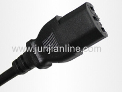 IEC connector POWER extension wire / cable