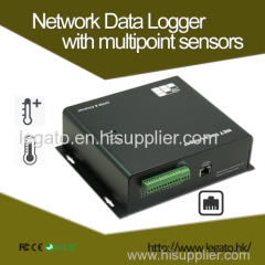 Network Data Logger with multipoint sensors