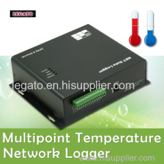 Network Data Logger with multipoint sensors