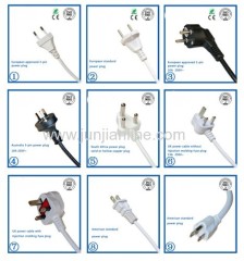 Factory supply China 7A/250V power plug cable