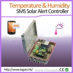 Temperature & Humidity SMS Solar Alert Controller