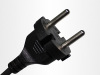 European VDE2 pin power plug cord