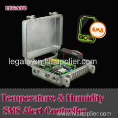 Temperature & Humidity SMS Alert Controller