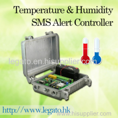 Temperature & Humidity SMS Alert Controller