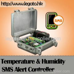 Temperature & Humidity SMS Alert Controller